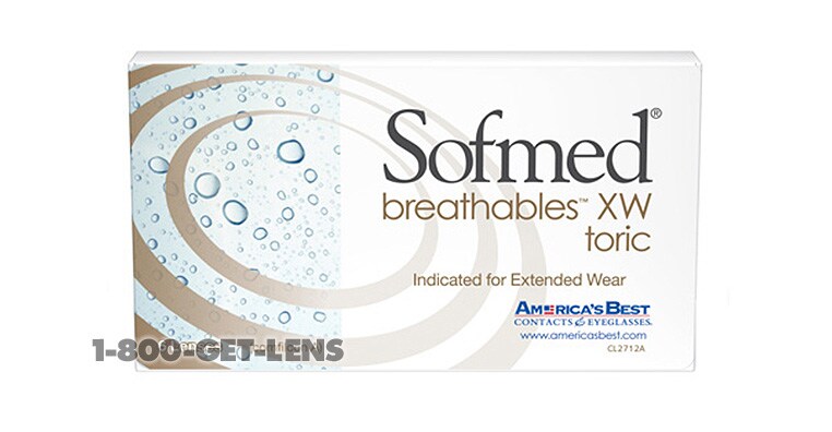Sofmed Breathables XW Toric (Same as Biofinity Toric)